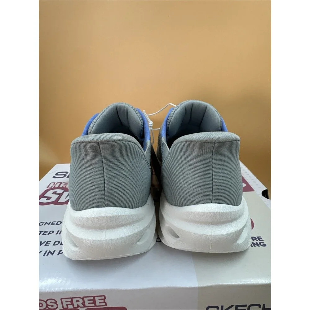NEW SKECHERS SWIFT FIT HANDS FREE ATHLETIC SNEAKERS SHOES WOMENS 8 Gray